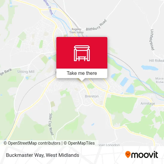 Buckmaster Way map