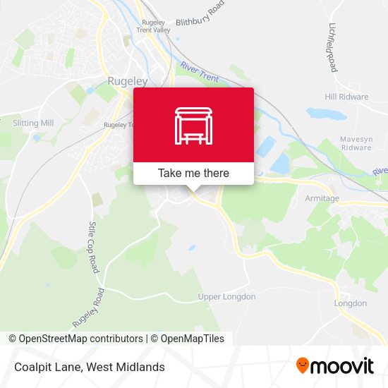 Coalpit Lane map