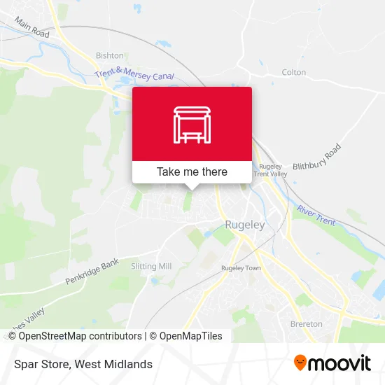Spar Store map