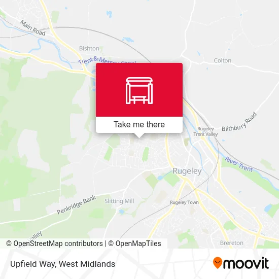 Upfield Way map