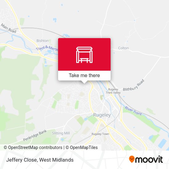 Jeffery Close map
