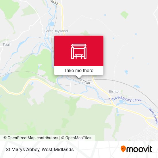 St Marys Abbey map