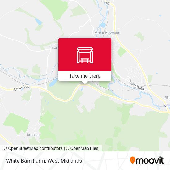 White Barn Farm map