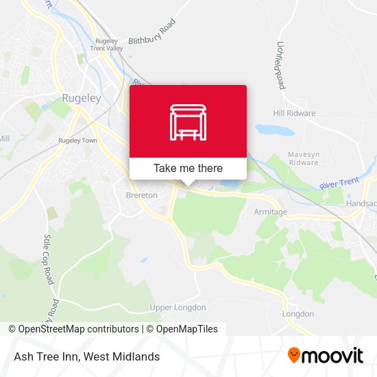 Ash Tree Inn map
