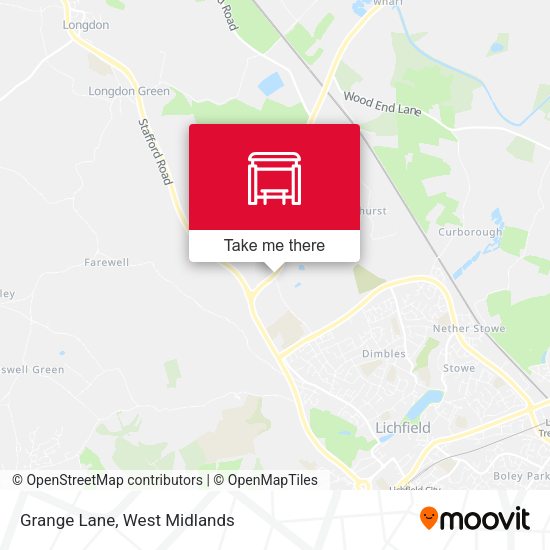 Grange Lane map