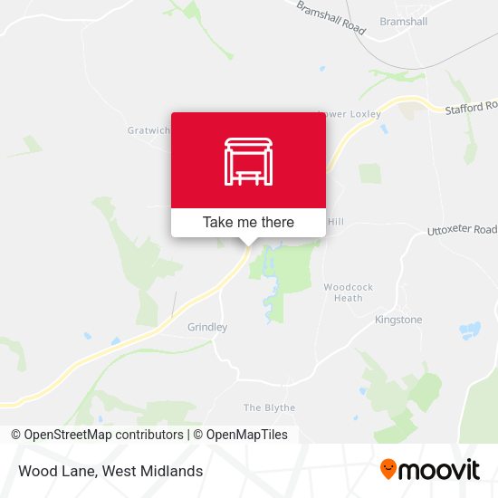 Wood Lane map