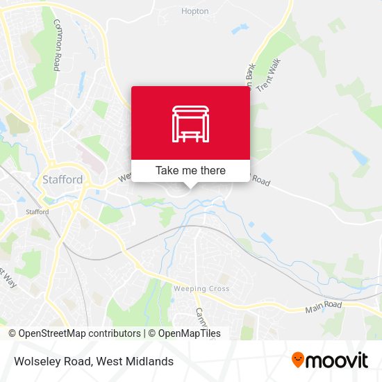 Wolseley Road map