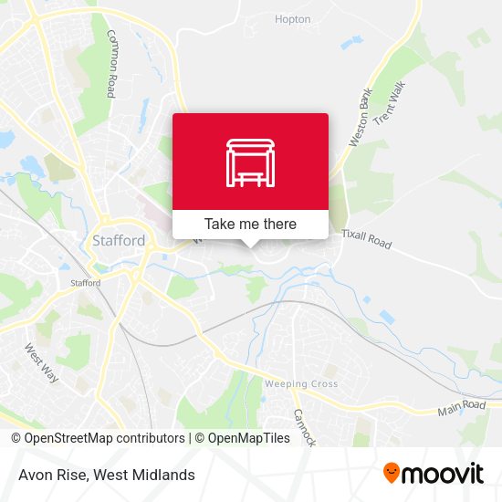 Avon Rise map