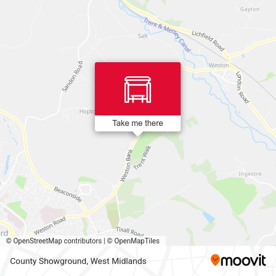 County Showground map