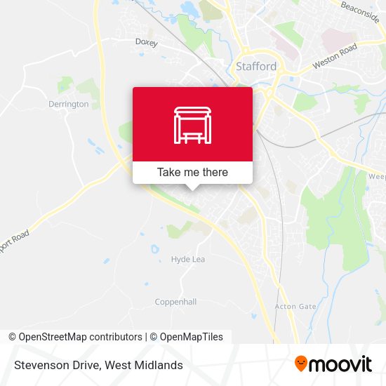 Stevenson Drive map