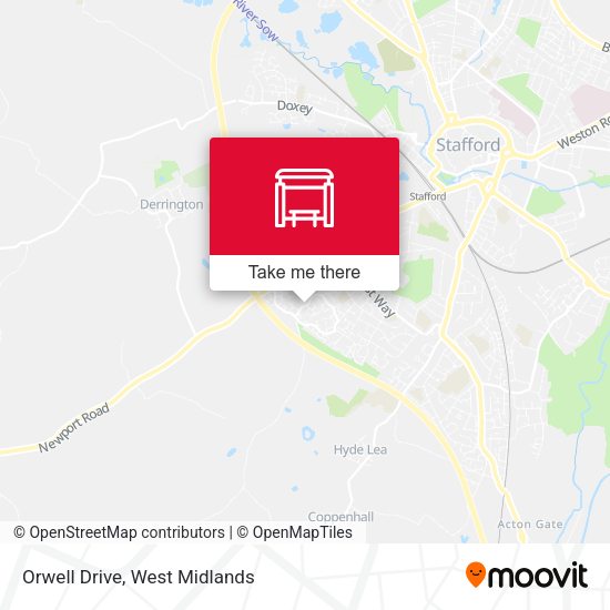 Orwell Drive map