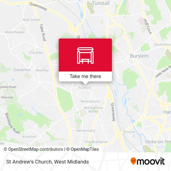 St Andrew's Church map