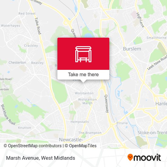 Marsh Avenue map