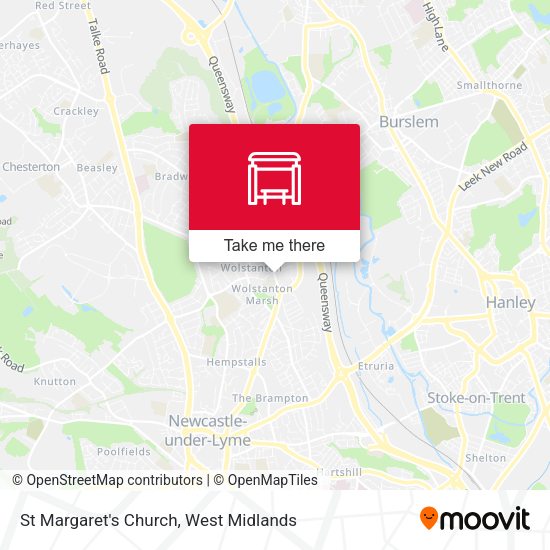 St Margaret's Church map