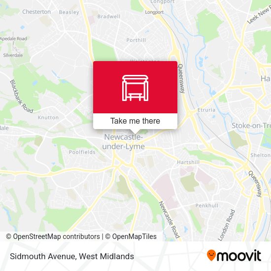 Sidmouth Avenue map
