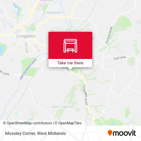 Mossley Corner map