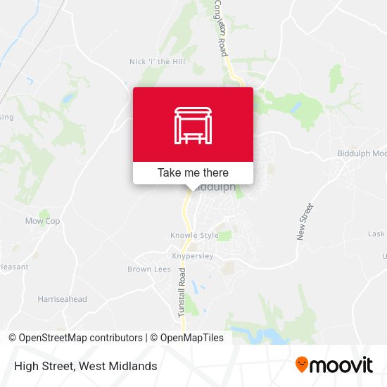 High Street map