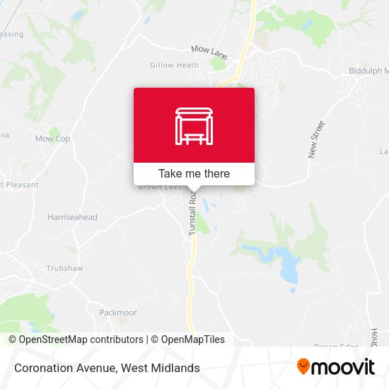 Coronation Avenue map