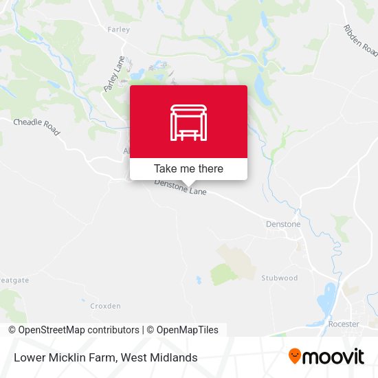 Lower Micklin Farm map