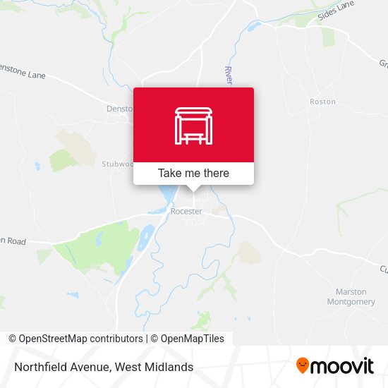 Northfield Avenue map