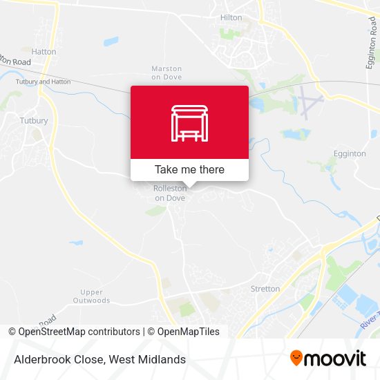 Alderbrook Close map