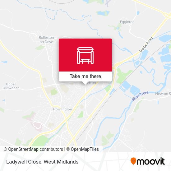 Ladywell Close map