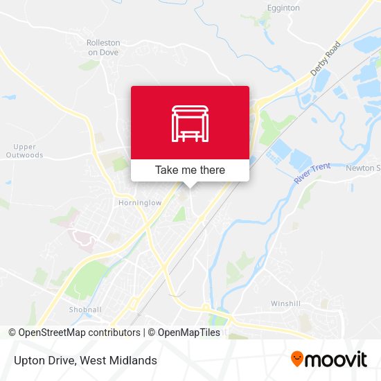Upton Drive map