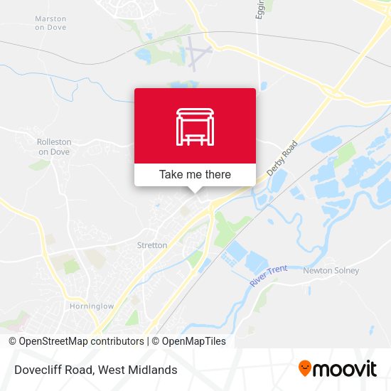 Dovecliff Road map