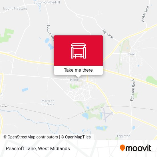 Peacroft Lane map