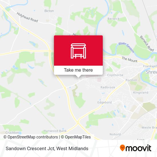 Sandown Crescent Jct map