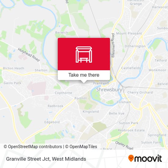 Granville Street Jct map