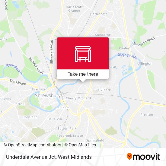 Underdale Avenue Jct map