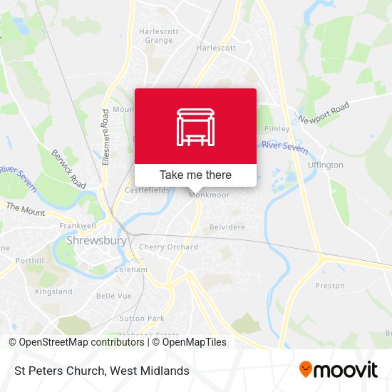 St Peters Church map