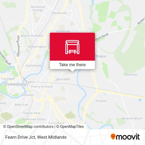 Fearn Drive Jct map