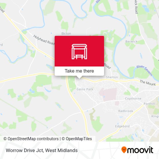 Worrow Drive Jct map