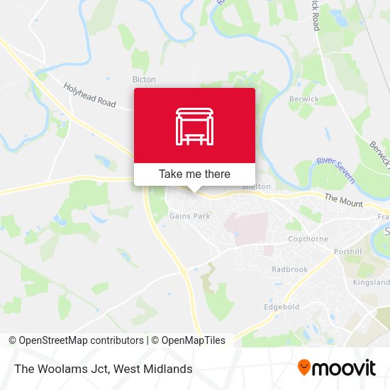 The Woolams Jct map