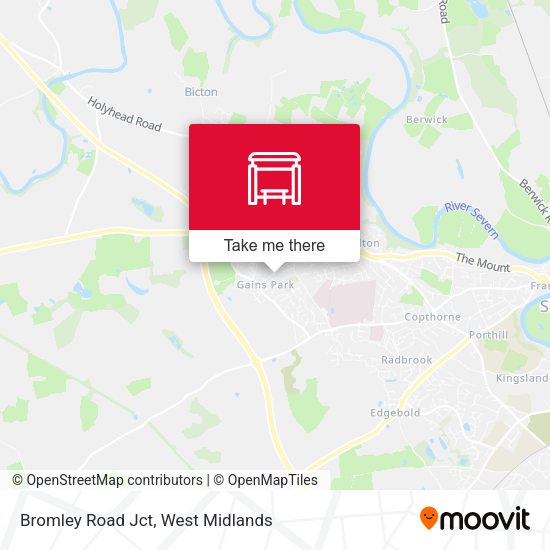 Bromley Road Jct map