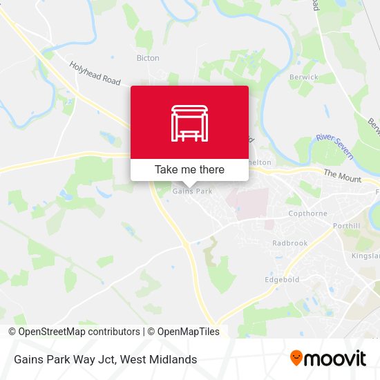 Gains Park Way Jct map