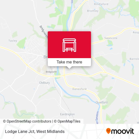 Lodge Lane Jct map
