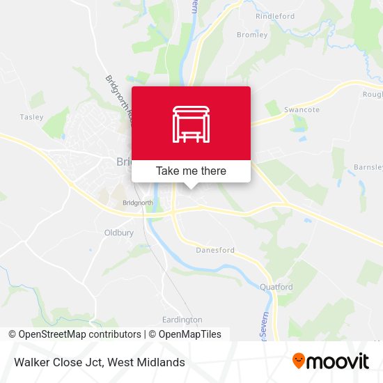 Walker Close Jct map
