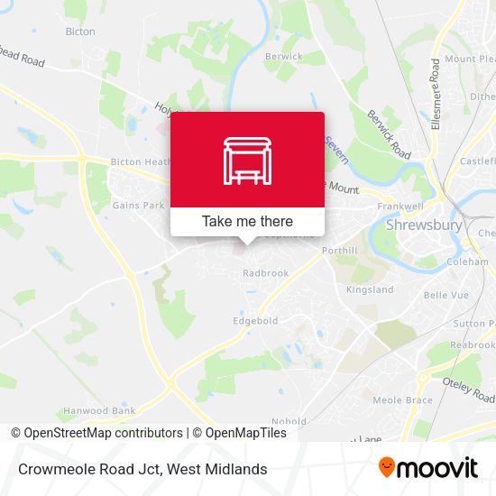 Crowmeole Road Jct map