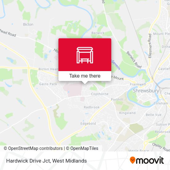 Hardwick Drive Jct map