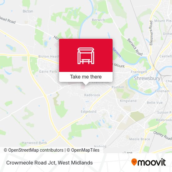 Crowmeole Road Jct map