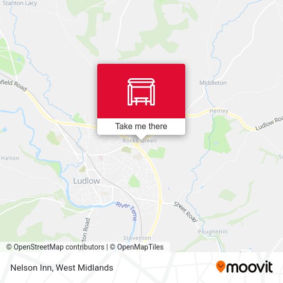 Nelson Inn map