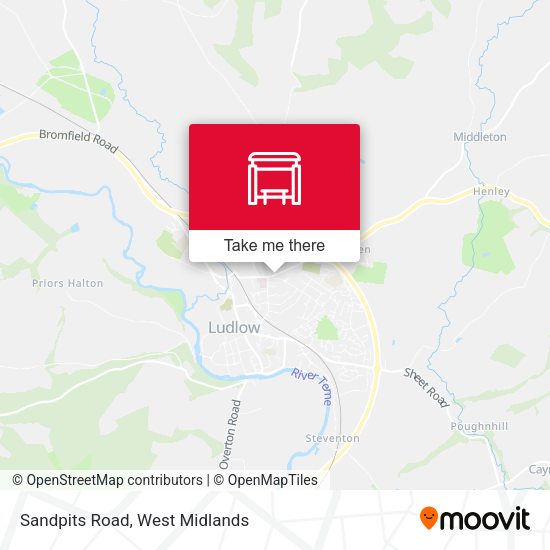 Sandpits Road map