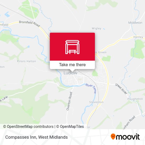 Compasses Inn map