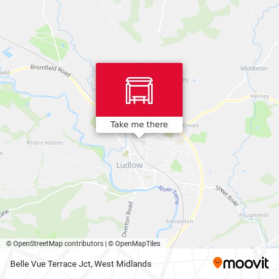 Belle Vue Terrace Jct map