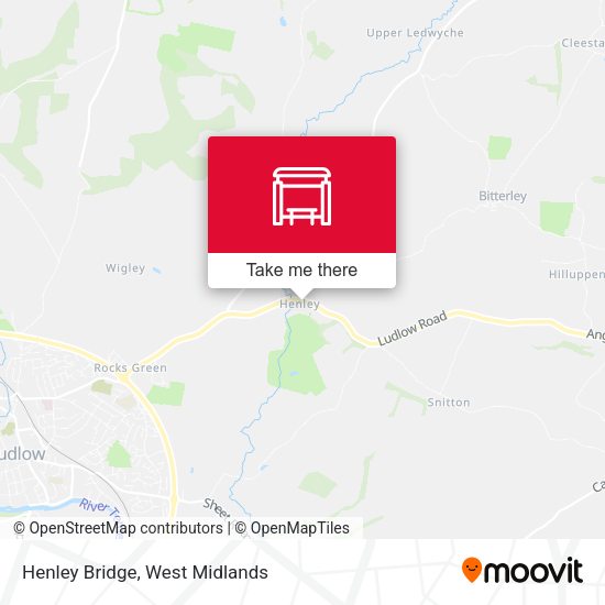 Henley Bridge map