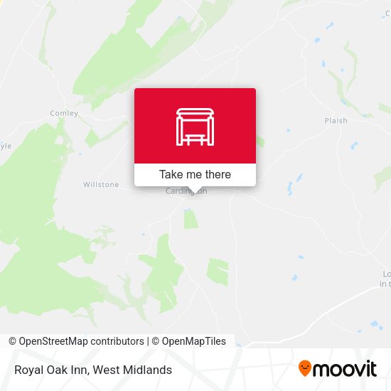 Royal Oak Inn map