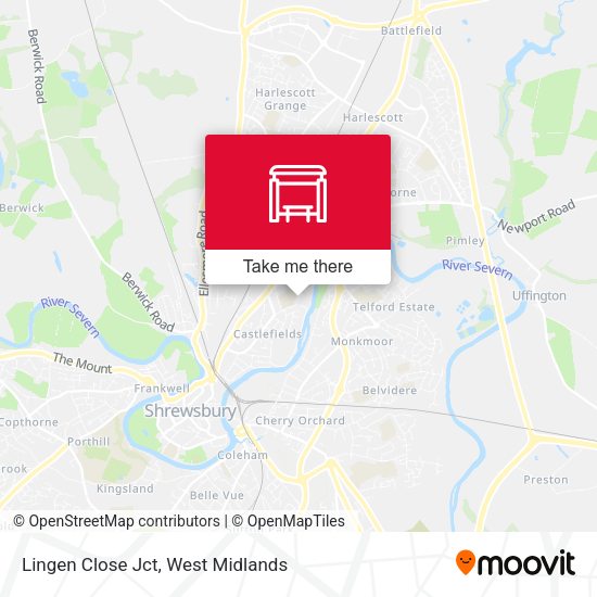 Lingen Close Jct map